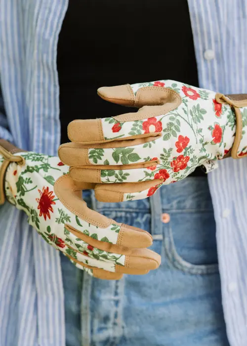 Kent & Stowe Comfort Gardening Gloves Medium Cottage Garden