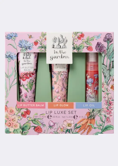 A photo of Heathcote & Ivory In The Garden Lip Luxe Set