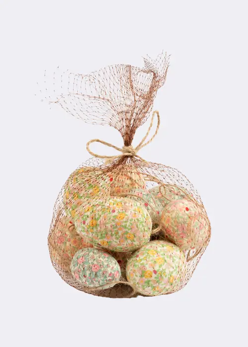 A photo of Vintage Floral Set Of 12 Eggs
