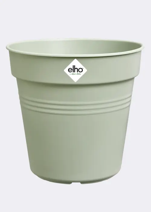 A photo of Elho Green Basics Growpot 27cm Stone Green