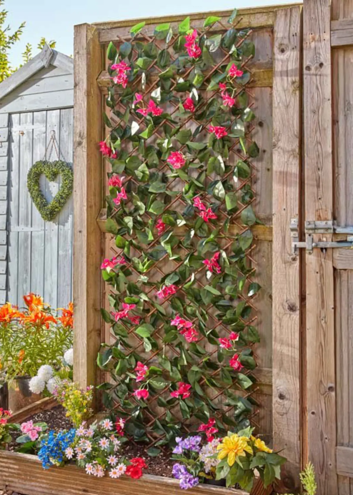 A photo of Artificial Bougainvillea Trellis 180x60 cm
