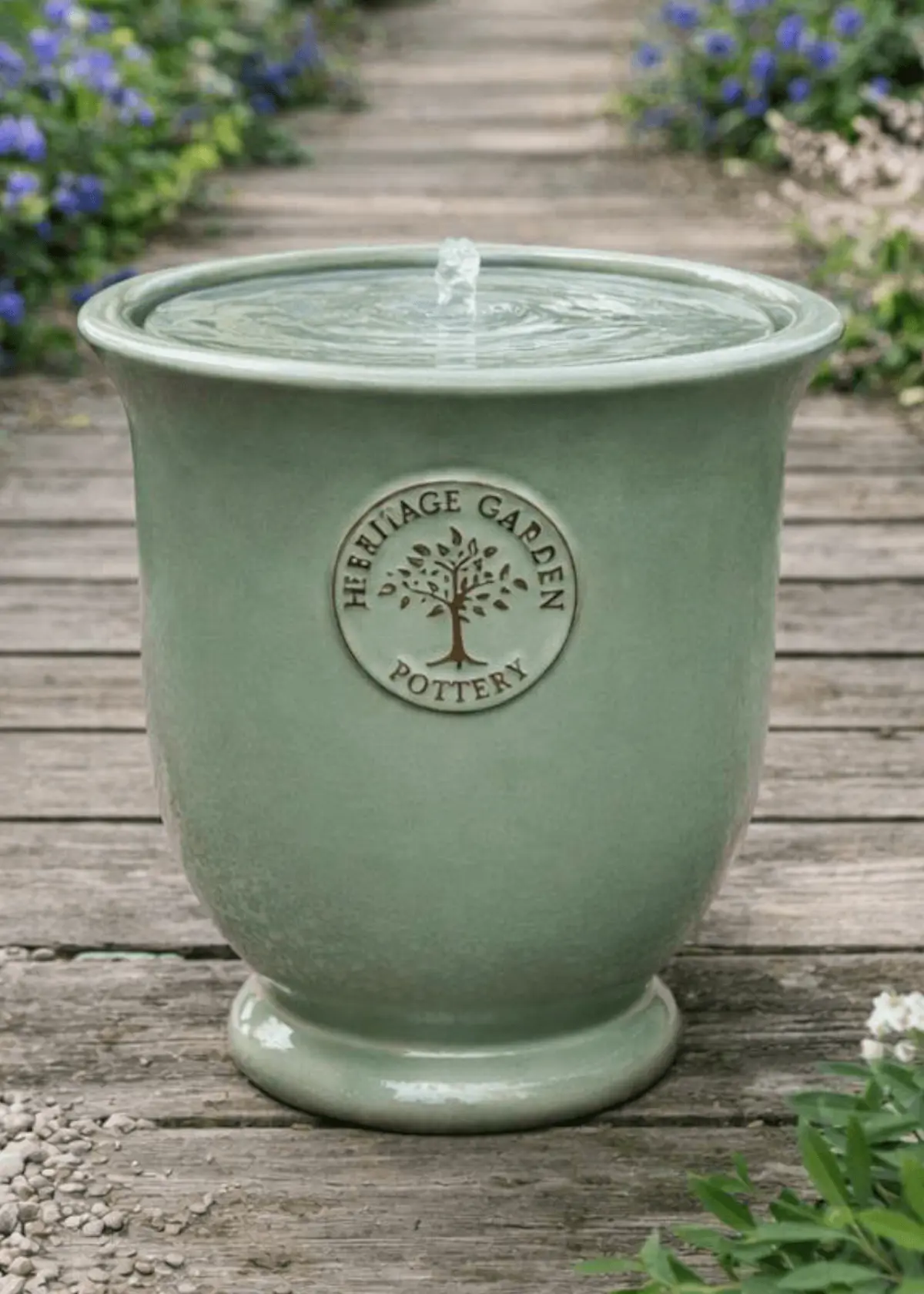 A photo of Edwater Mint Green Water Feature