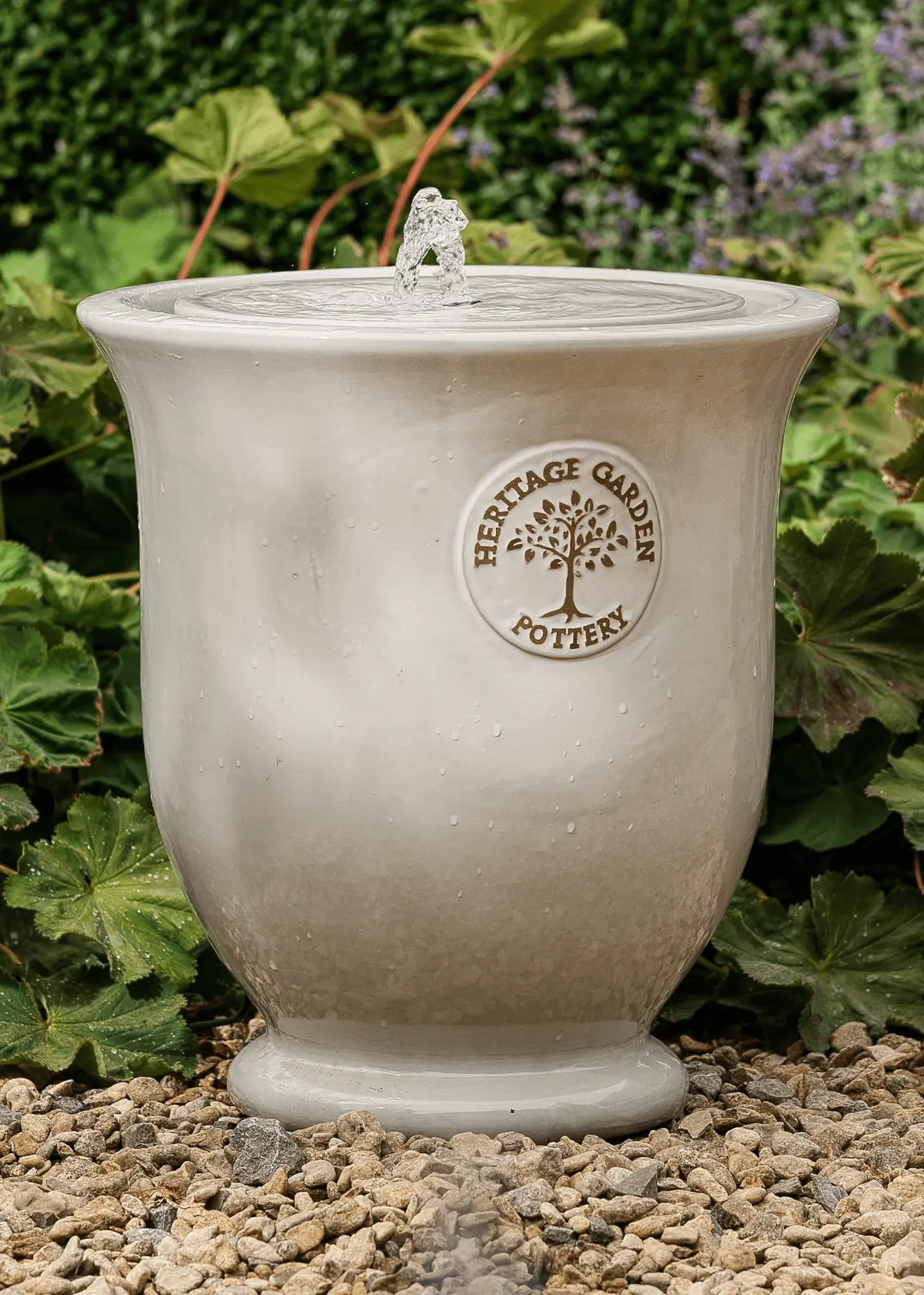 A photo of Edwater Stone Cream Water Feature