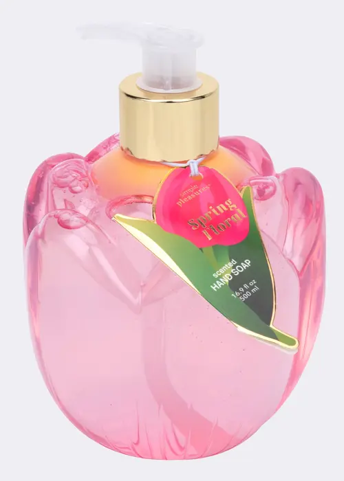 A photo of Pink Flower Soap 500ml
