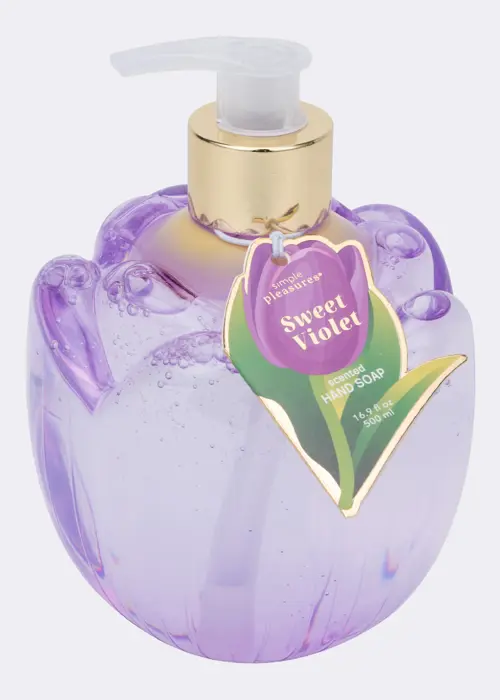 A photo of Violet Flower Soap 500ml