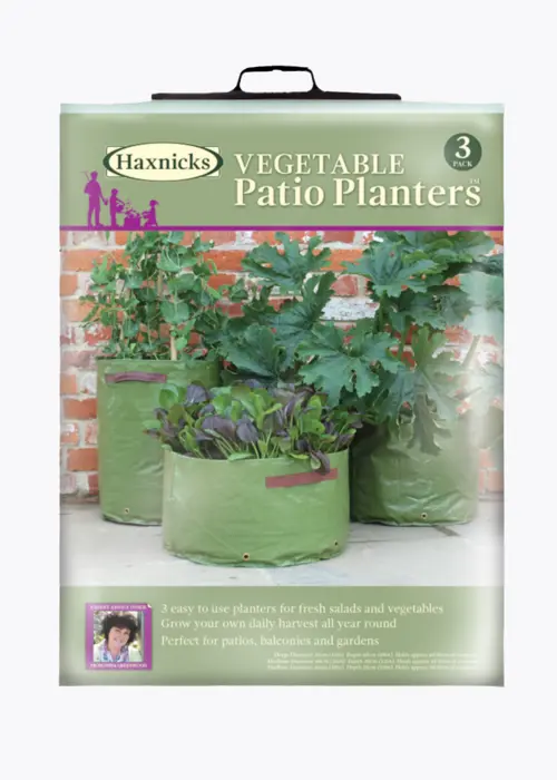 Pack of 3 Vegetable Patio Planters