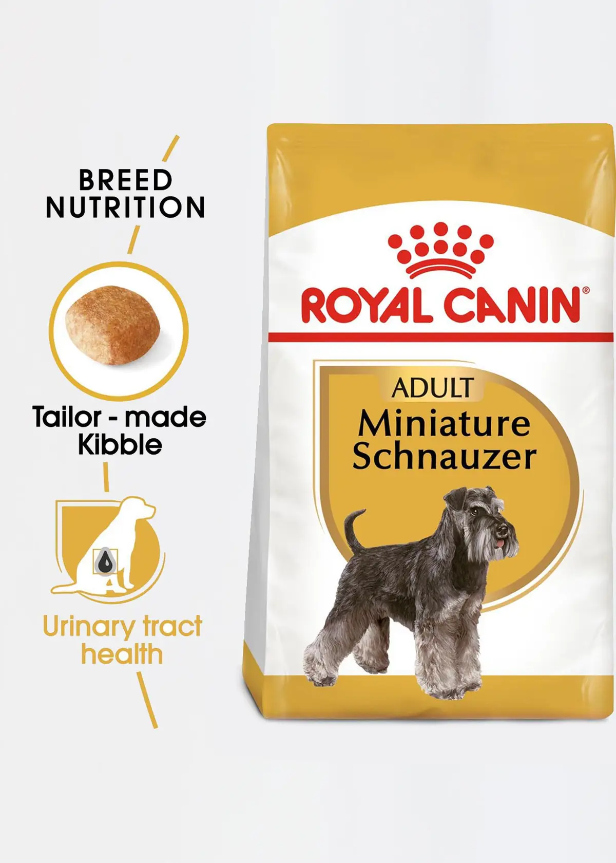 A photo of Royal Canin Adult Min. Schnauzer Dry Food 3kg