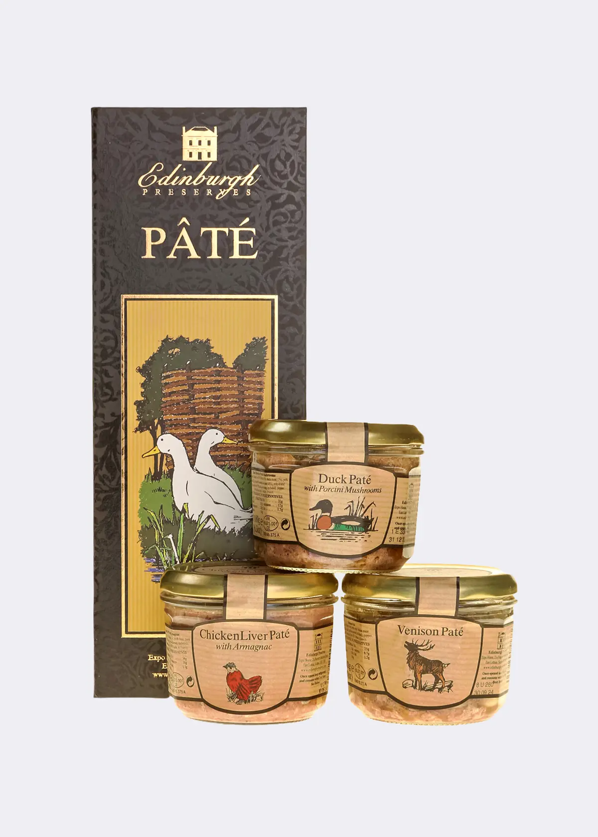 A photo of Edinburgh Preserves Trio of Pate Gift Set