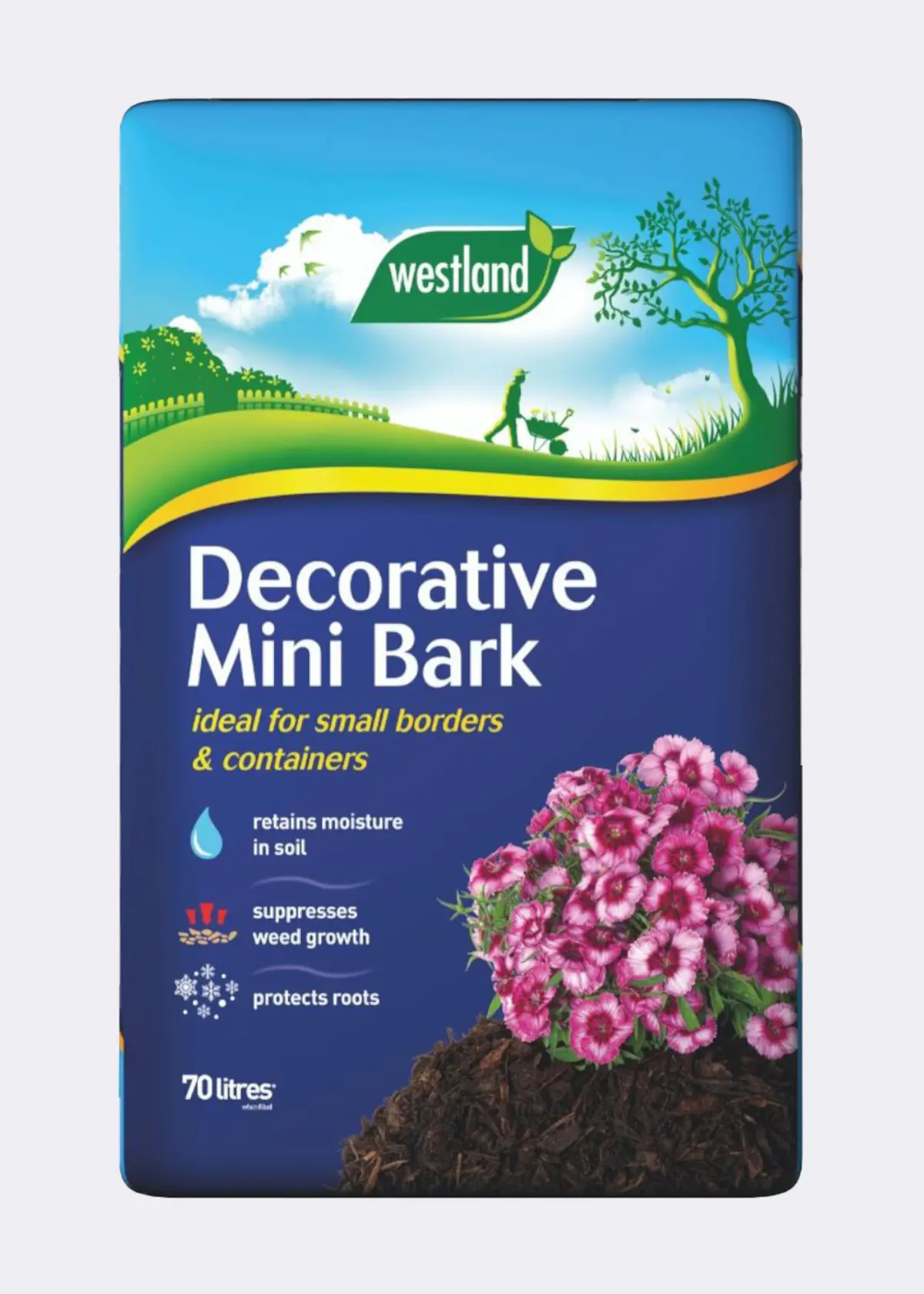 A photo of 70L Westland Decorative Mini Bark