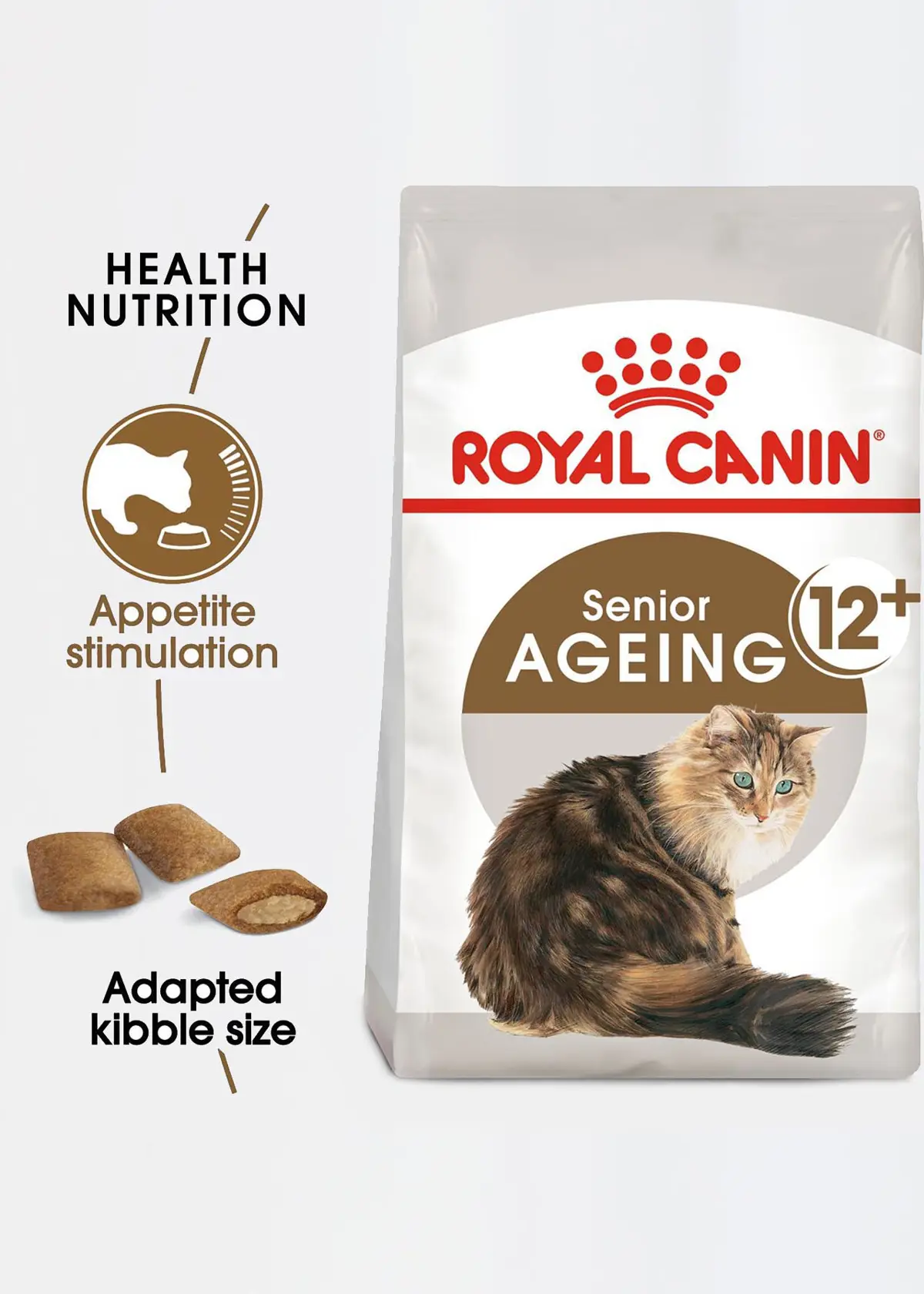 A photo of Royal Canin Senior Ageing 12+ Dry Cat Food 400g