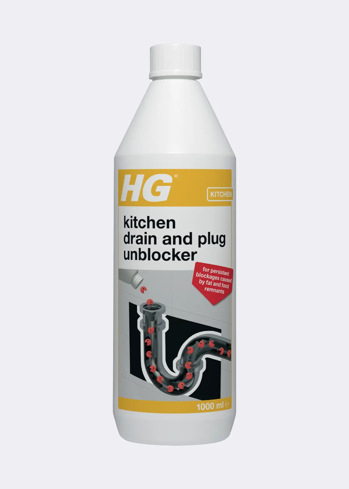 A photo of Kitchen Drain and Plug Unblocker 1L