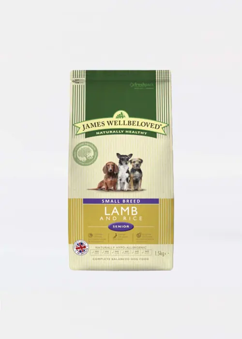 James Wellbeloved Small Adult Lamb & Rice 1.5kg