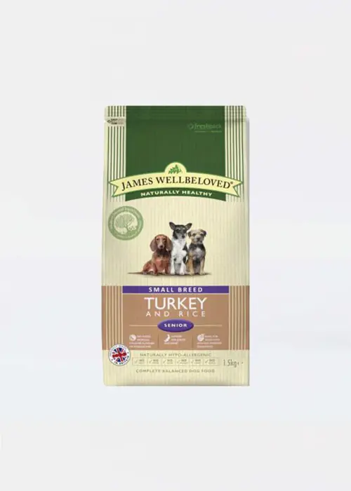 James Wellbeloved Small Adult Turkey & Rice 1.5kg