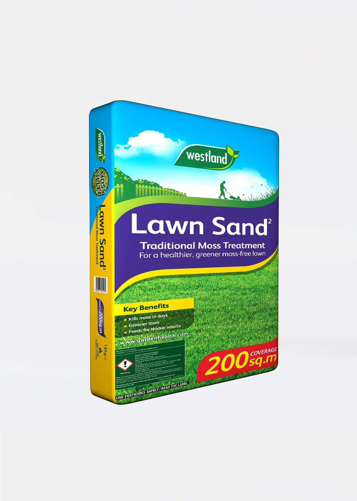 A photo of Lawn Sand Traditional Moss Treatment 16kg