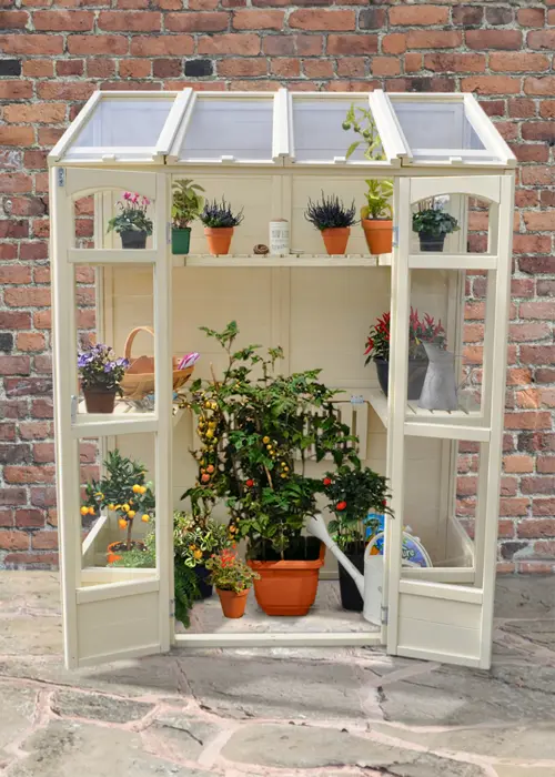 Victorian Tall Wall Greenhouse