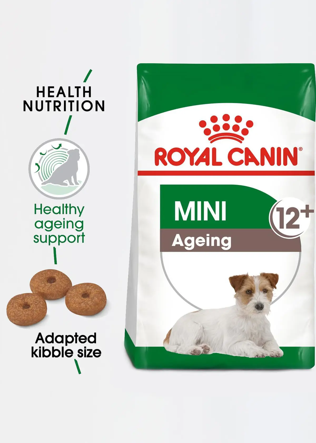 A photo of Royal Canin Mini Ageing 12+ Dry Dog Food 1.5kg