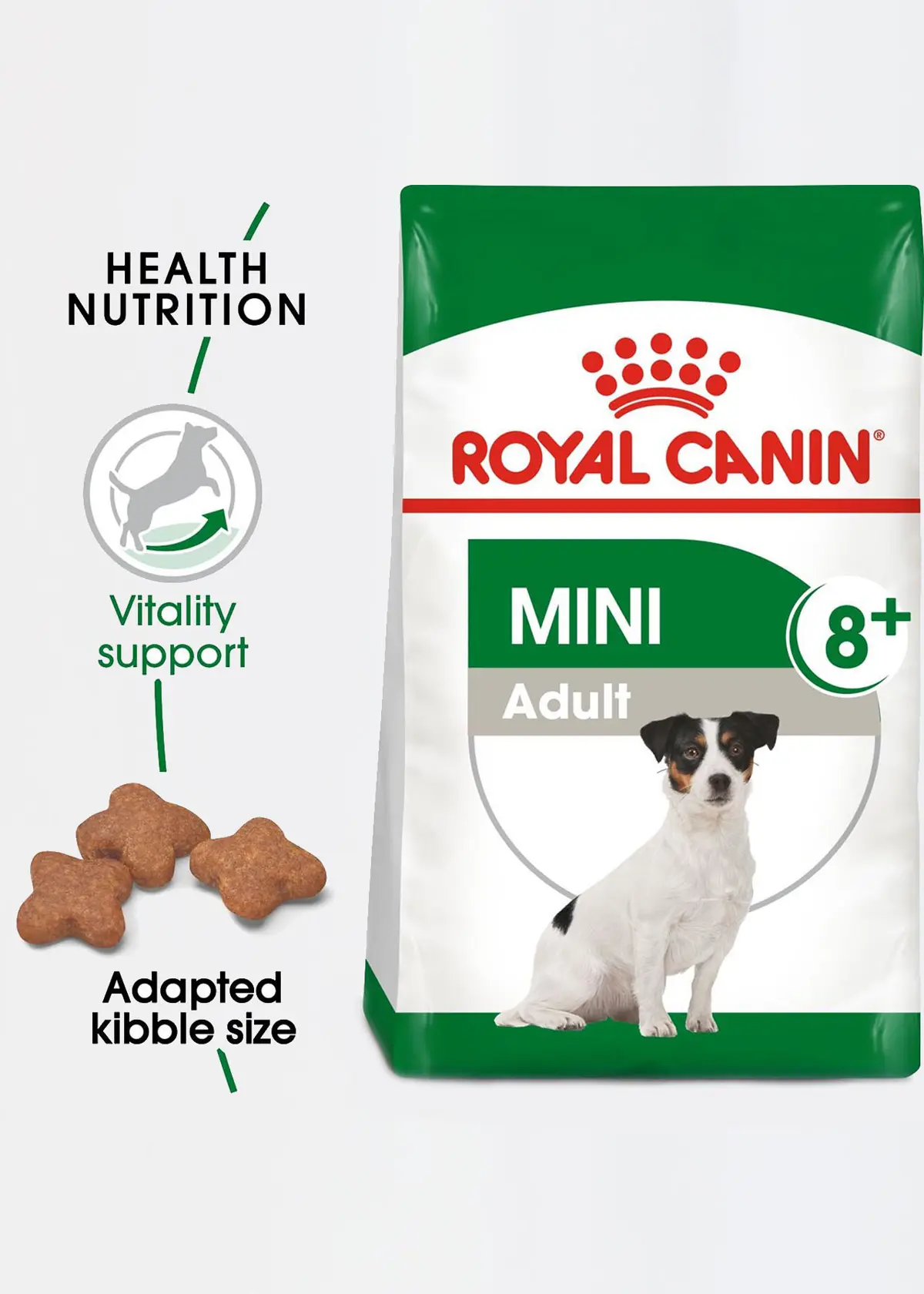 Royal Canin Mini Adult  8+ Dry Dog Food 2kg