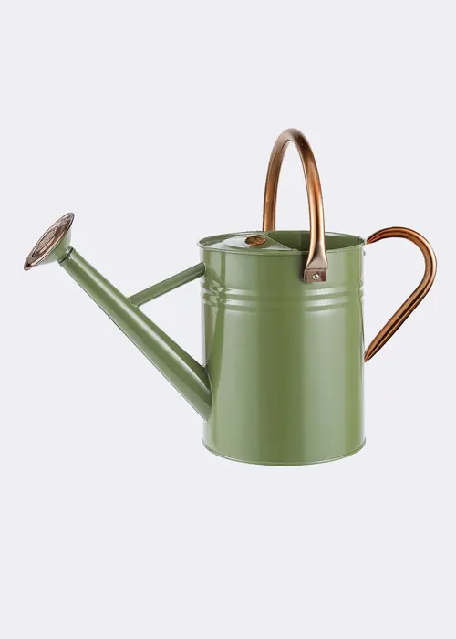 A photo of Metal Watering Can 4.5L Tweed Green