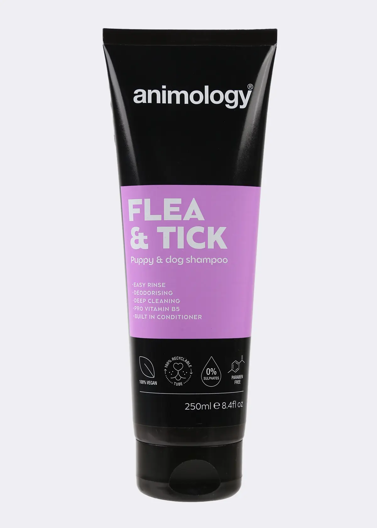 A photo of Animology Flea & Tick Dog Shampoo 250ml