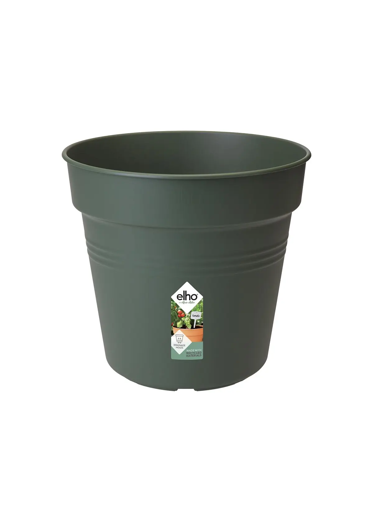 A photo of Elho Green Basics Growpot 17cm Green