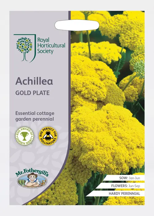 A photo of RHS Achillea Gold Plate Seeds