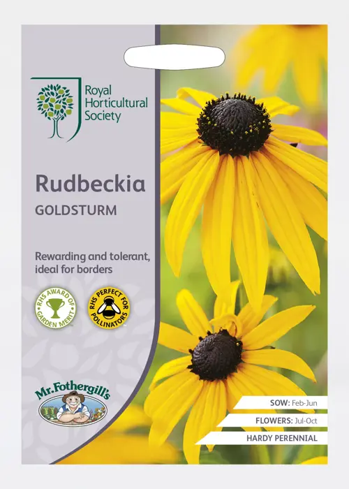 A photo of RHS Rudbeckia Goldsturm Seeds