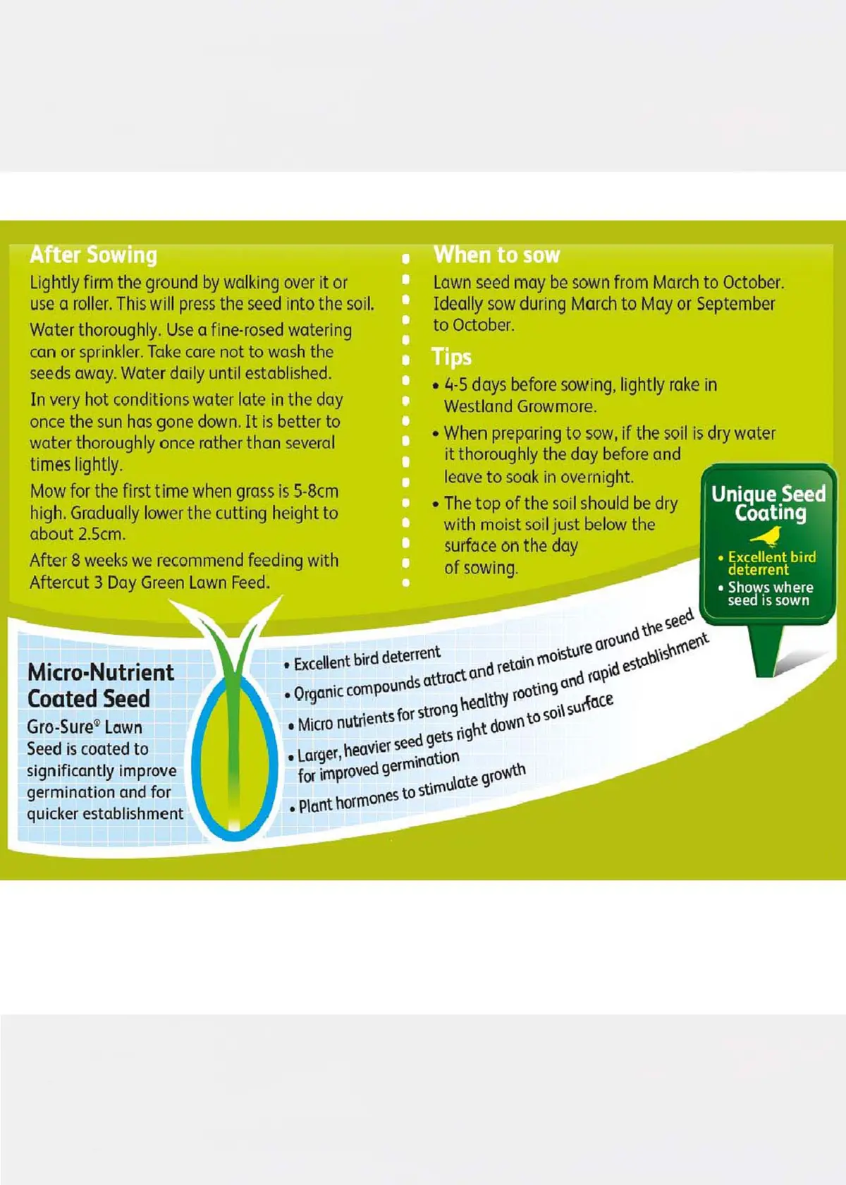 Gro-Sure Multi-Purpose Lawn Seed 1.5kg