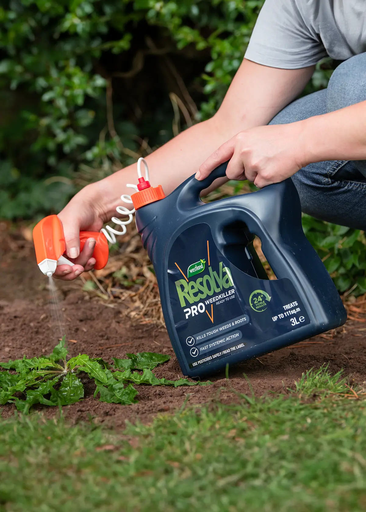 A photo of Resolva Pro Weedkiller Xtra Tough 3L