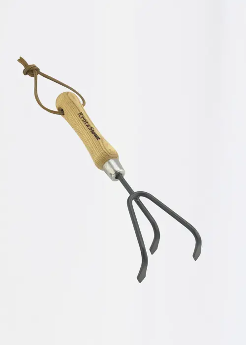 Kent & Stowe Carbon Steel Hand 3 Prong Cultivator