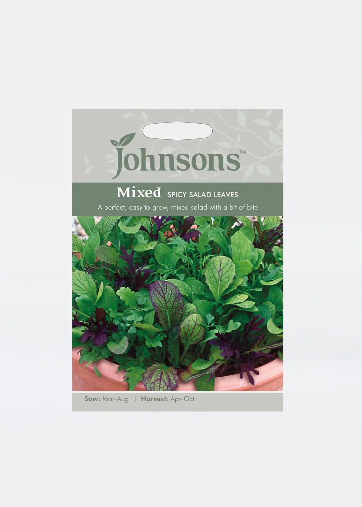 A photo of Spicy Salad Leaves Mixed Seeds