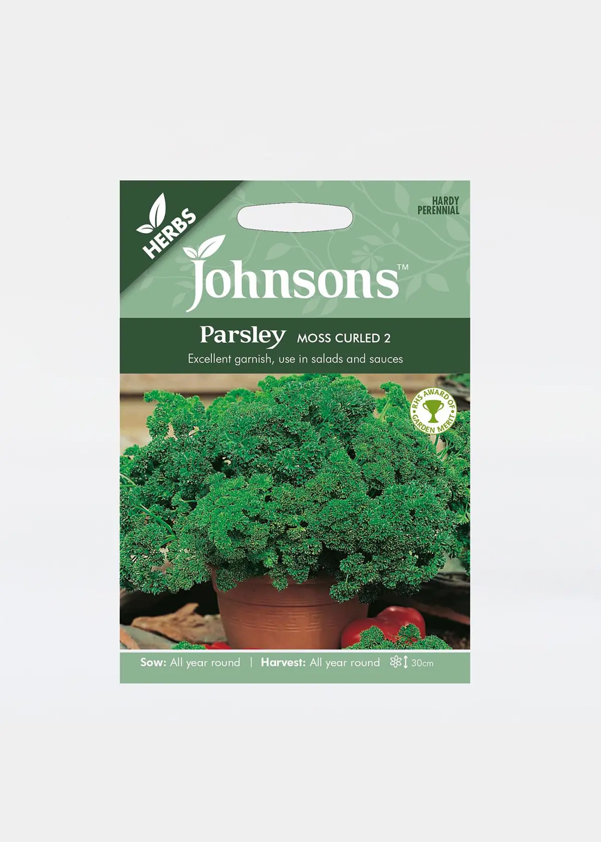 A photo of Parsley Moss Curled 2 Seeds