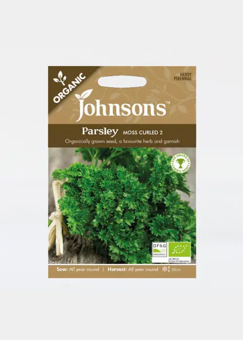 A photo of Parsley Moss Curled 2 Seeds