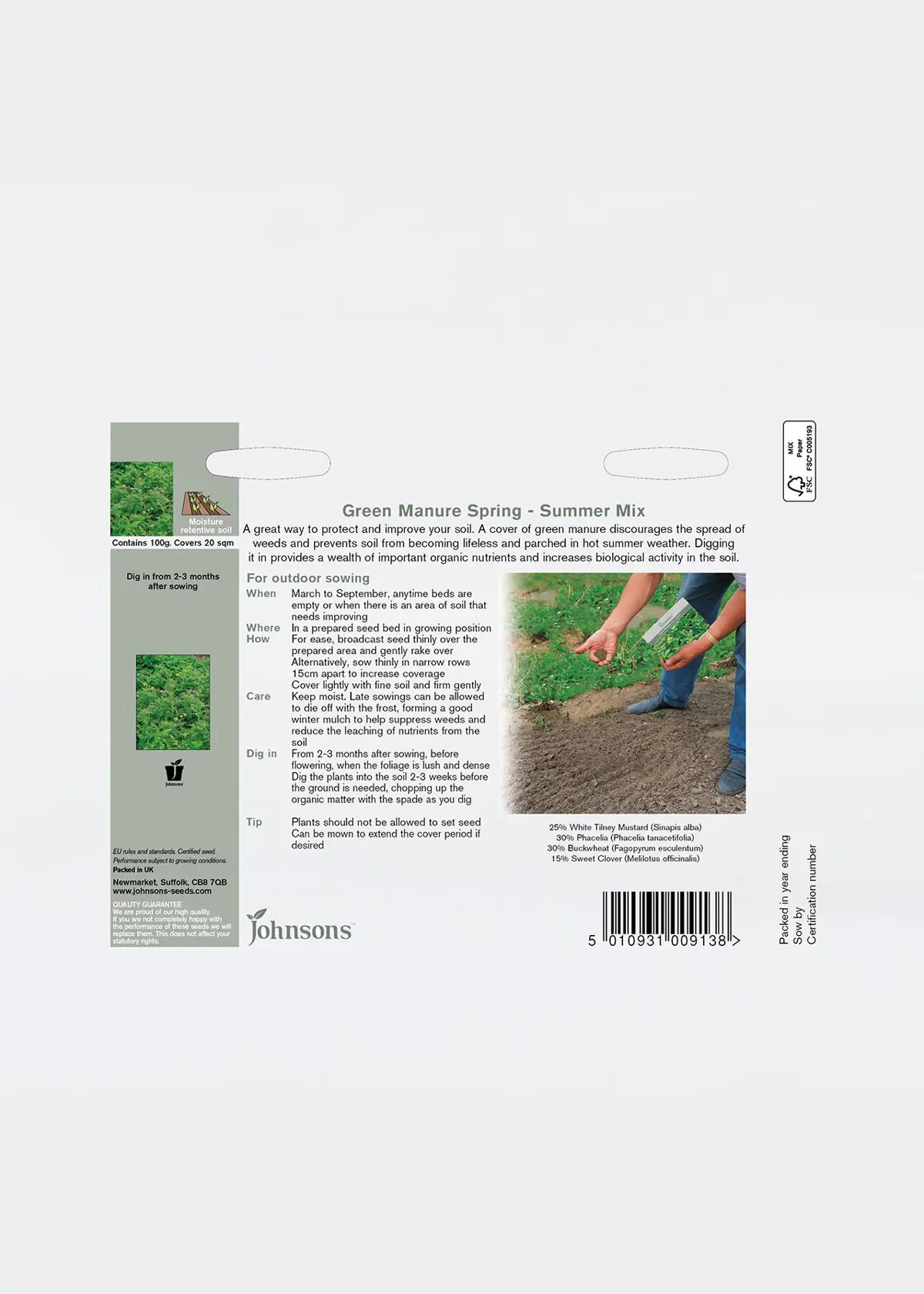 A photo of Green Manure Spring Summer Mix Seeds