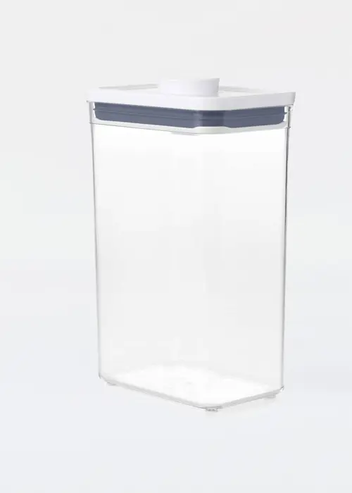 A photo of OXO 2.6L Medium Rectangle Pop Container