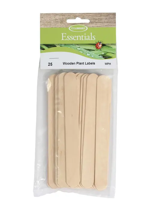 A photo of Pack of 25 Wooden Plant Markers