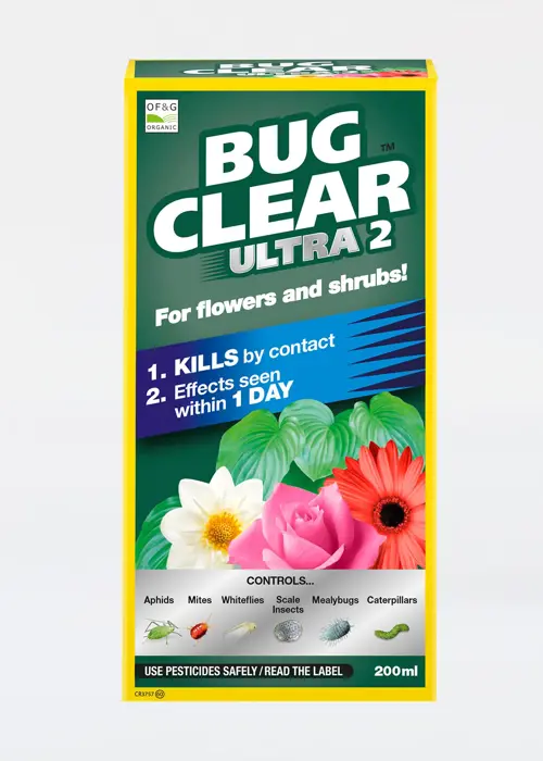 A photo of Bugclear Ultra 2 Concentrate For Flowers & Shrubs 200ml
