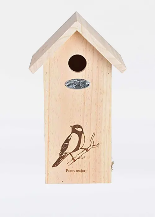 Great Tit Wooden Bird House