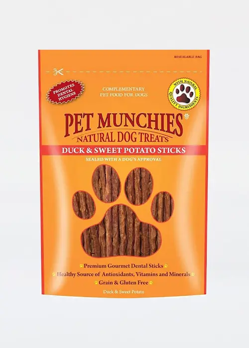 Pet Munchies Duck And Sweet Potato 90g