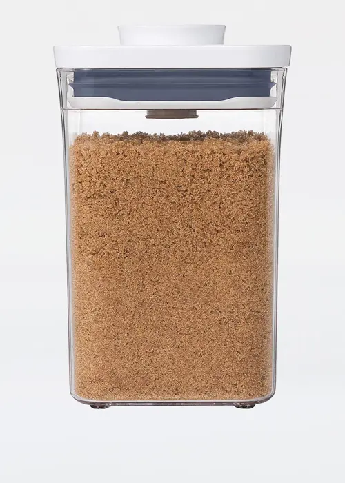 A photo of OXO 1L Small Square Short Pop Container