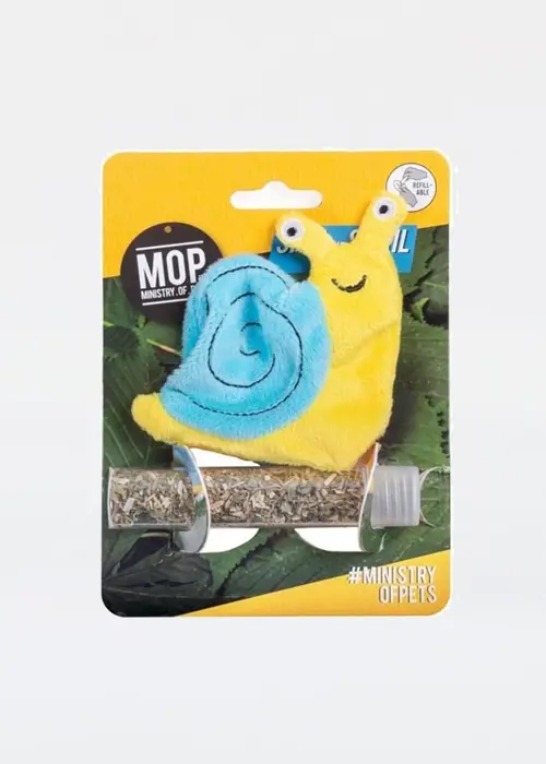 Sam The Snail Catnip Toy Tube