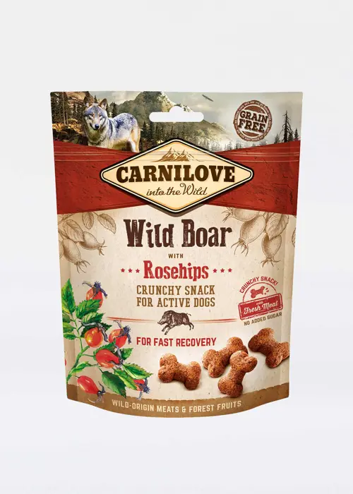 Carnilove Wild Boar with Rosehip Treats 200g