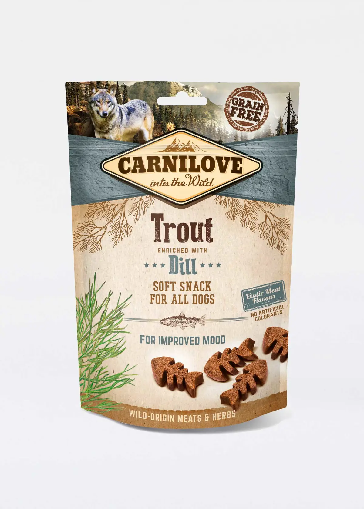 A photo of Carnilove Adult Trout Treats 200g