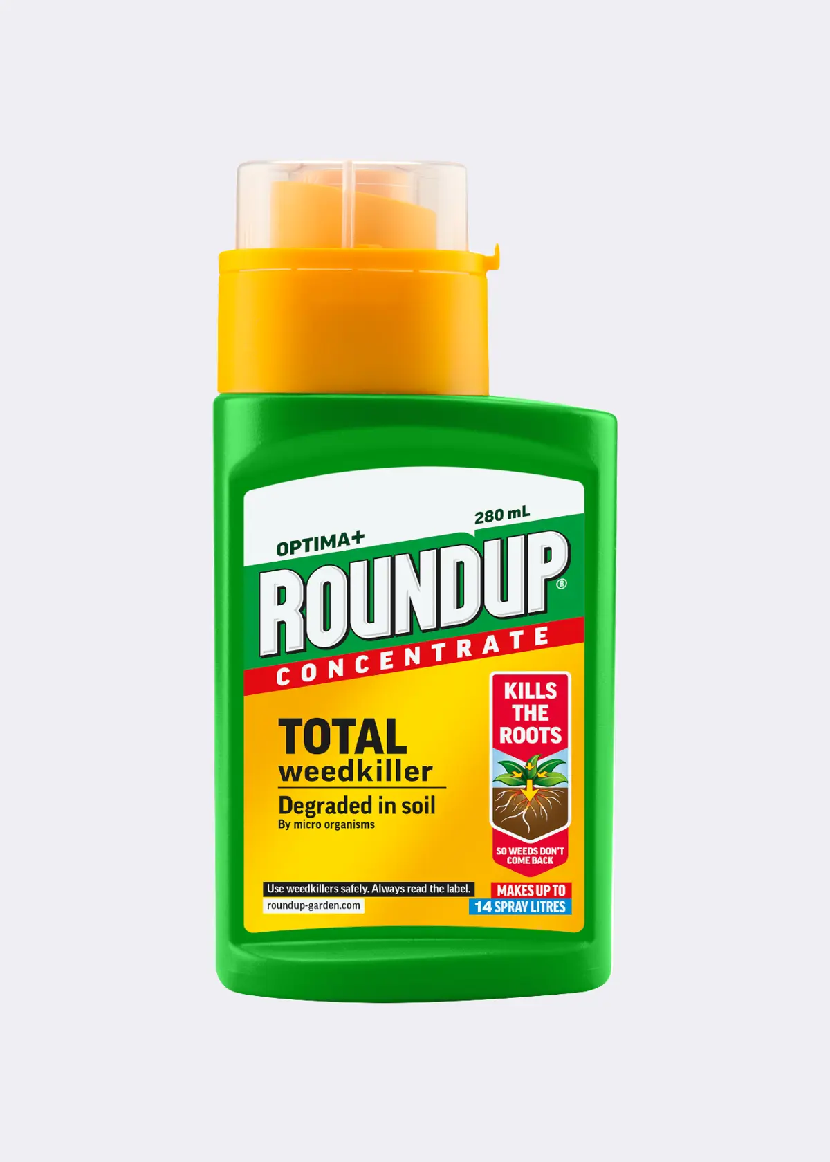 A photo of Roundup Total Concentrate Weedkiller 280ml