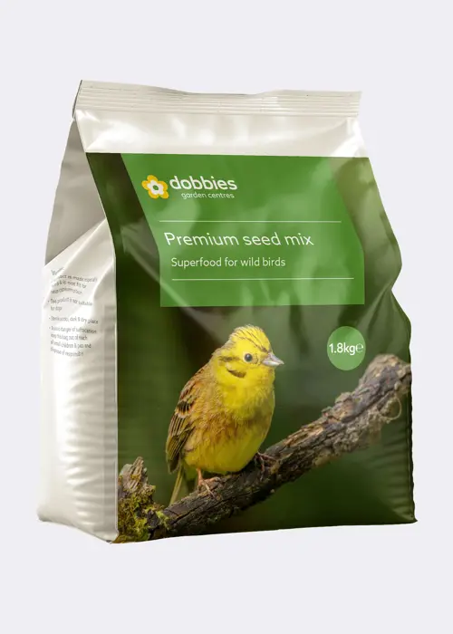 A photo of Dobbies Premium Seed Mix 1.8kg