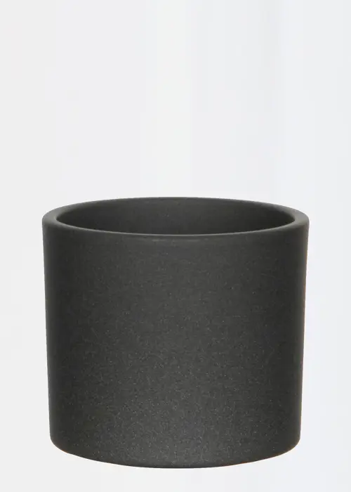 A photo of Era Pot Round Dark Grey 13.5cm
