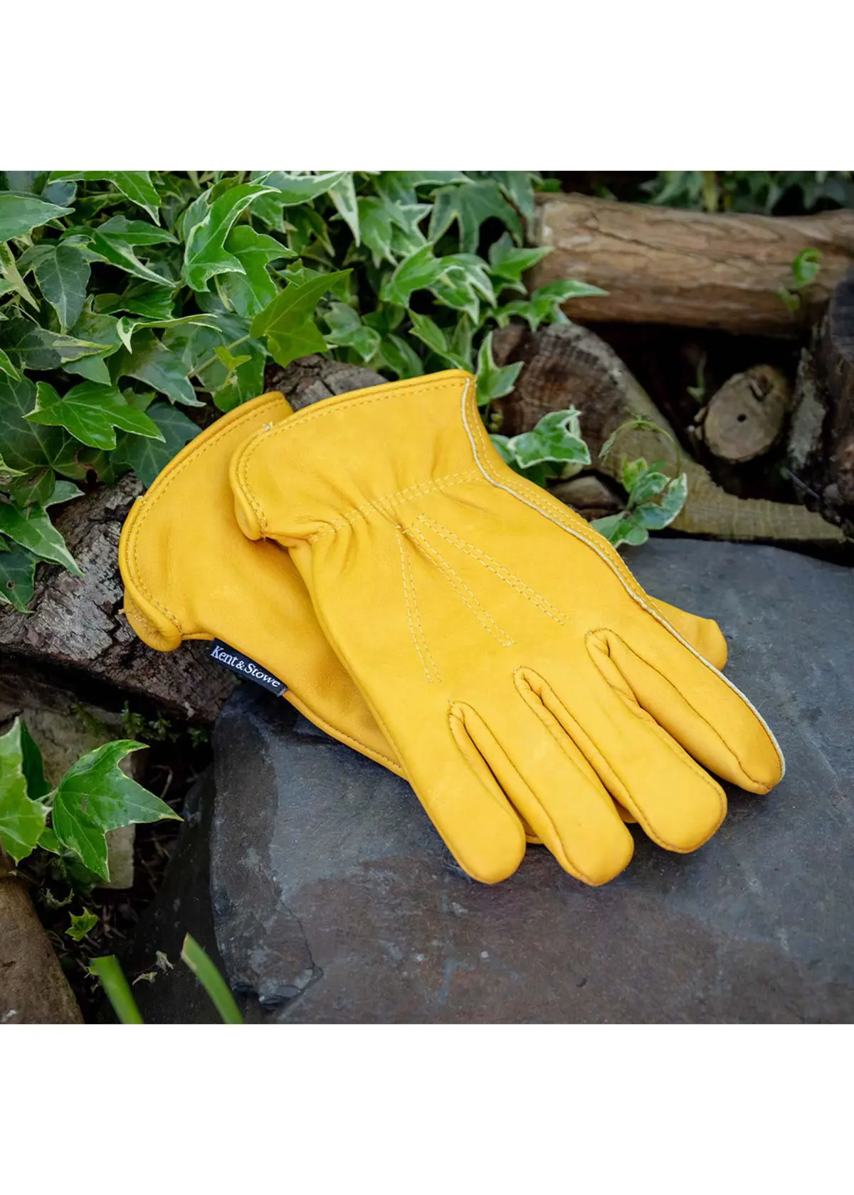 Men's Luxury Leather Gardening Gloves Large