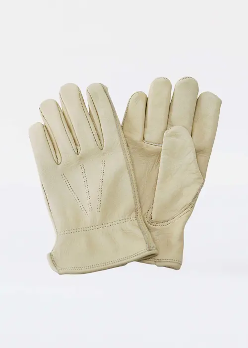 Men's Luxury Leather Water Resistant Gardening Gloves Large