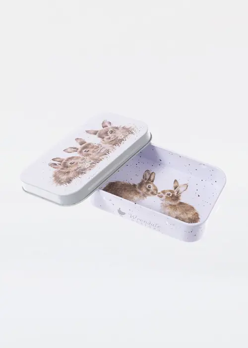 A photo of Rabbit Mini Tin Wrendale Designs