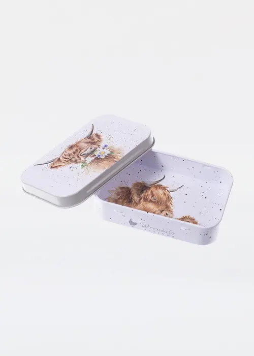 Highland Cow Mini Tin Wrendale Designs