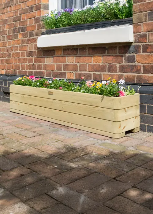 Marberry Wooden Patio Planter 30cm
